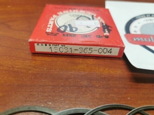 NOS Honda XL125 K0 K1 PISTON RING SET 0.50 13031-365-004 H78