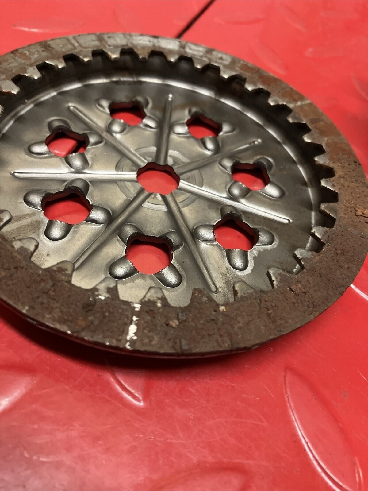 Suzuki DS100 1980 complete clutch assy basket hub pressure plate