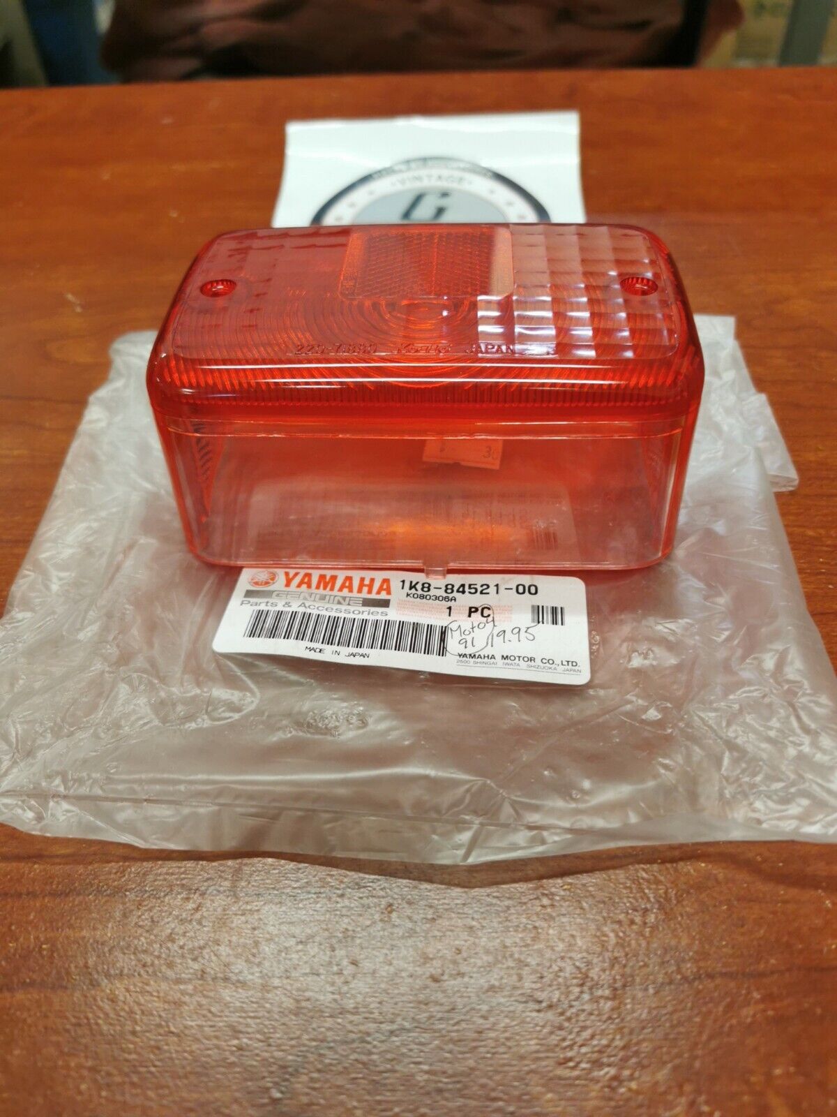 NEW NOS Yamaha YFM250 YFM350 YFM400 YFM600 TAILLIGHT LENS 1K8-84521-00-00 Y92