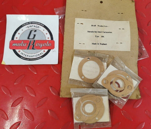 NOS AMAL CARBURATOR TYPE 389 GASKET KIT INCOMPLETE  QTY 3 J14