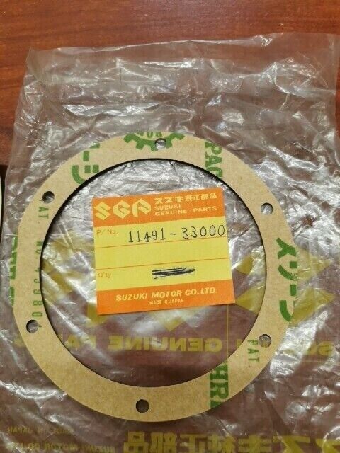 NOS Suzuki 1972 1973 GT380 GT550 CONTACT BREAKER COVER GASKET 11491-33000 S32
