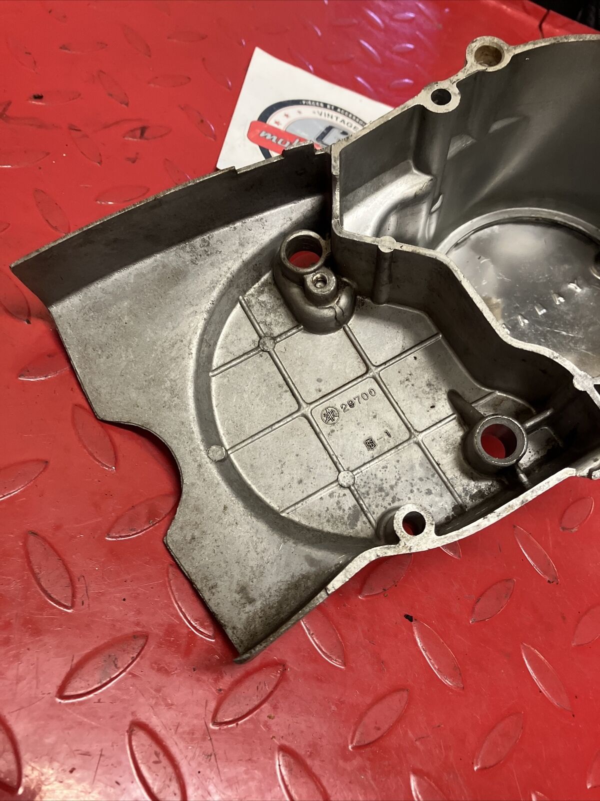 Yamaha U7E 1972 V70 Left crankcase stator cover