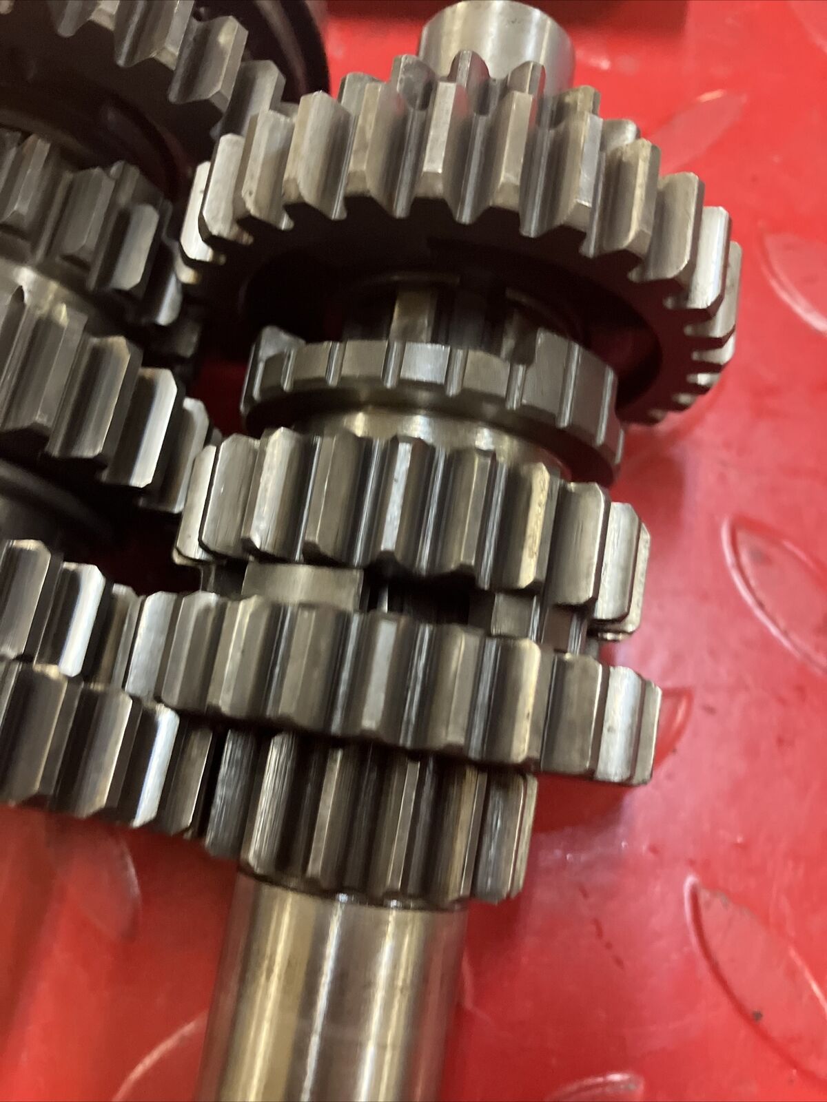 Yamaha DT2 DT250 1972 transmission mainshaft countershaft main shaft gear