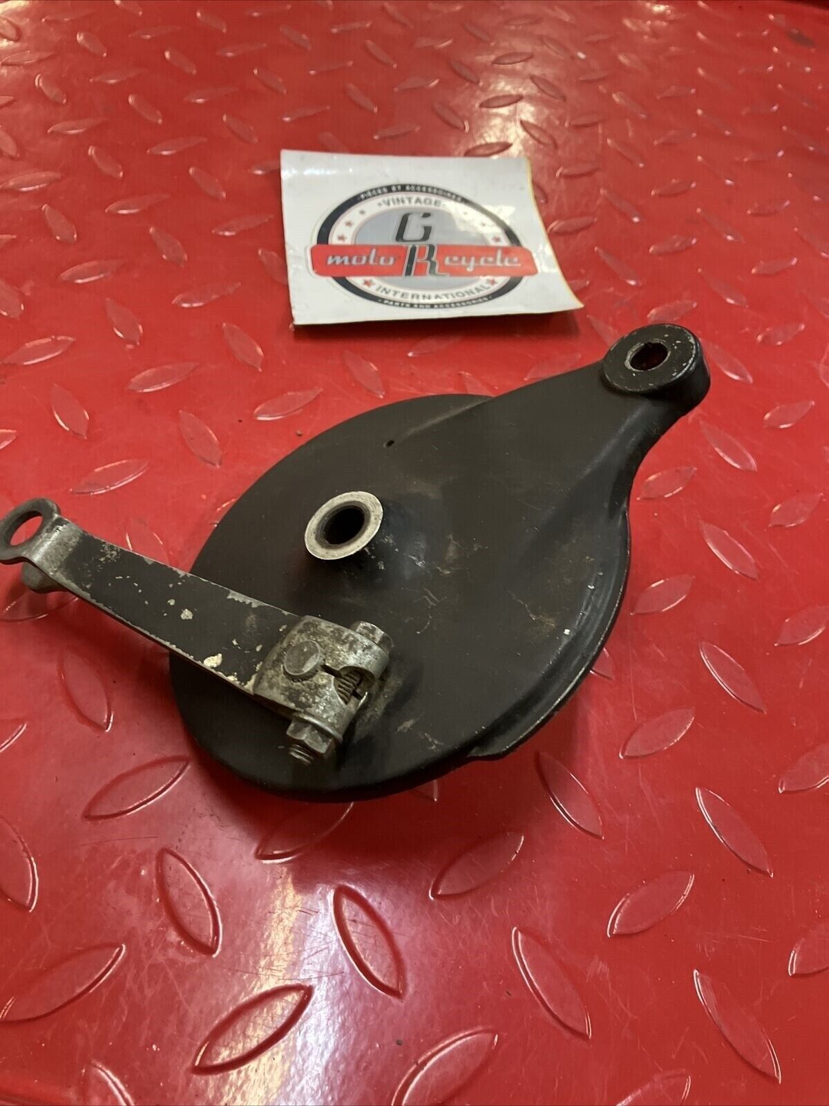 Kawasaki G5 1972 rear brake panel drum plate