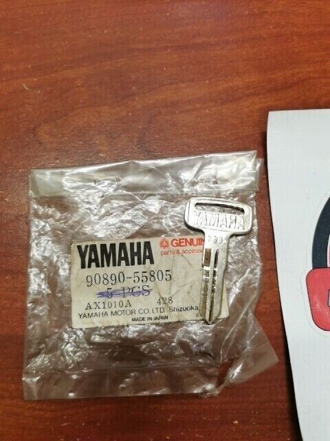 NOS Yamaha 1987 30H BLANK KEY 1215 90890-55805-00 Y111