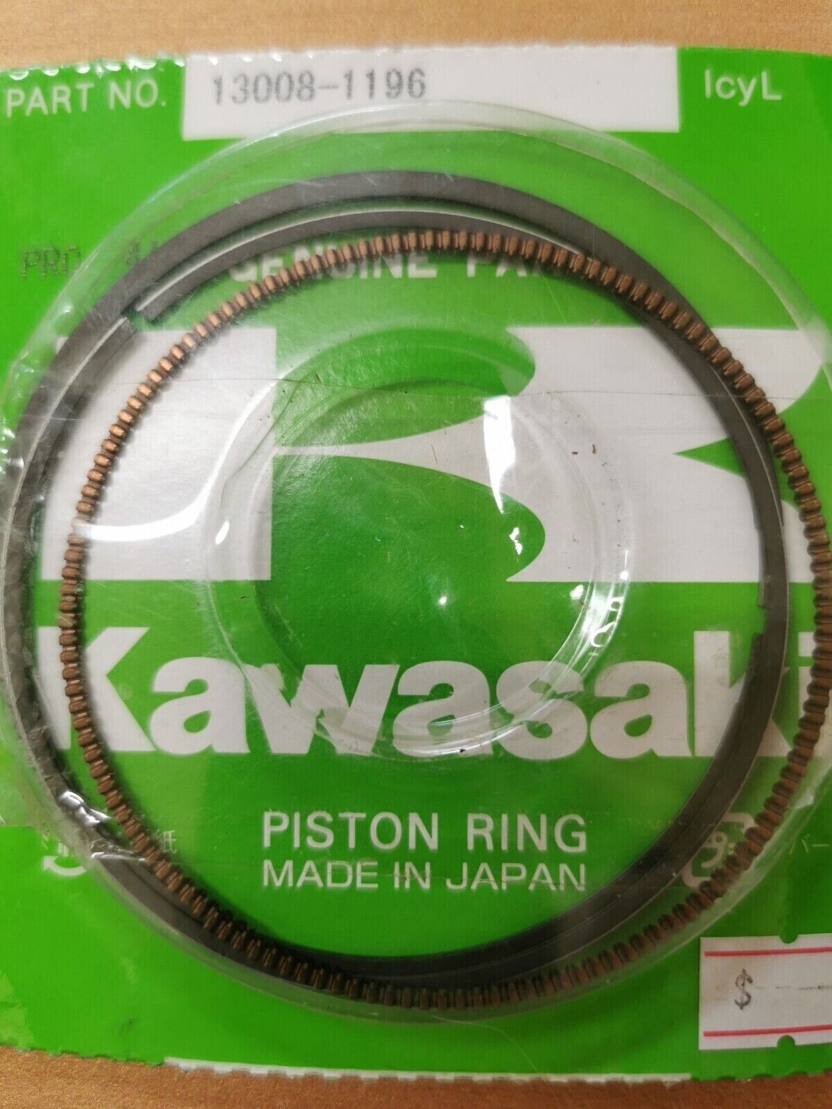 NEW KAWASAKI PISTON RING SET 13008-1196 K6