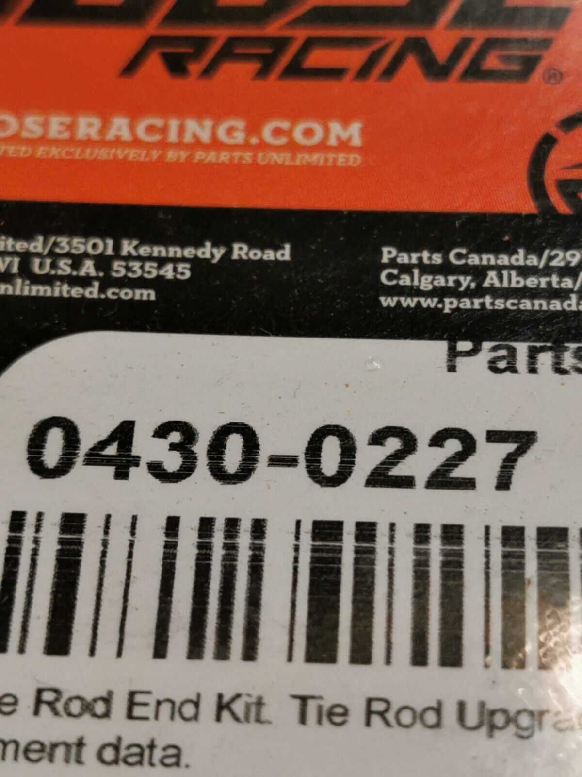 NOS MOOSE YFZ450 YFM700 All Balls Tie Rod End Kit 0430-0227  51-1028 J2