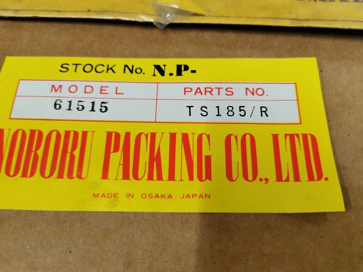NOS NOBORU SUZUKI TS185R GASKET KIT INCOMPLETE SET 61515 J49