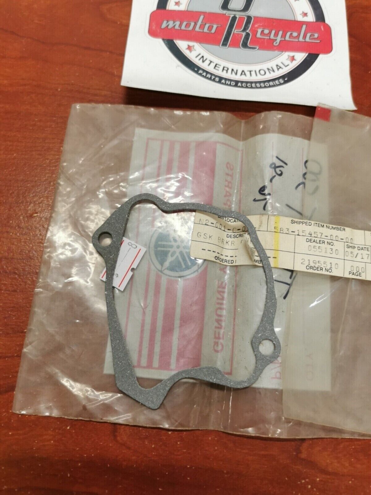 NOS Yamaha TT500 XT500 GASKET 583-15457-00-00 SUB. 3HT-15457-00-00 Y95
