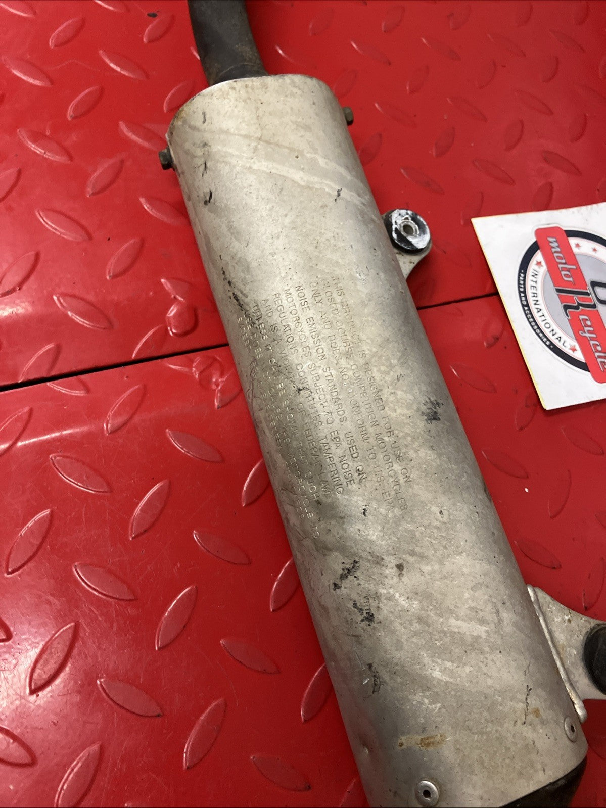 Honda CR250R 1991 OEM exhaust silencer muffler