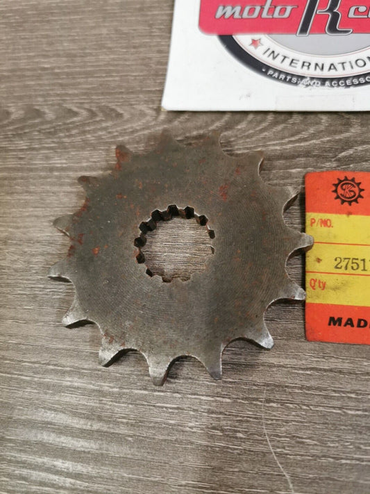 NOS SEN KUNG SPROCKET 15T 27511-47000 SUB 27511-47B00 J30