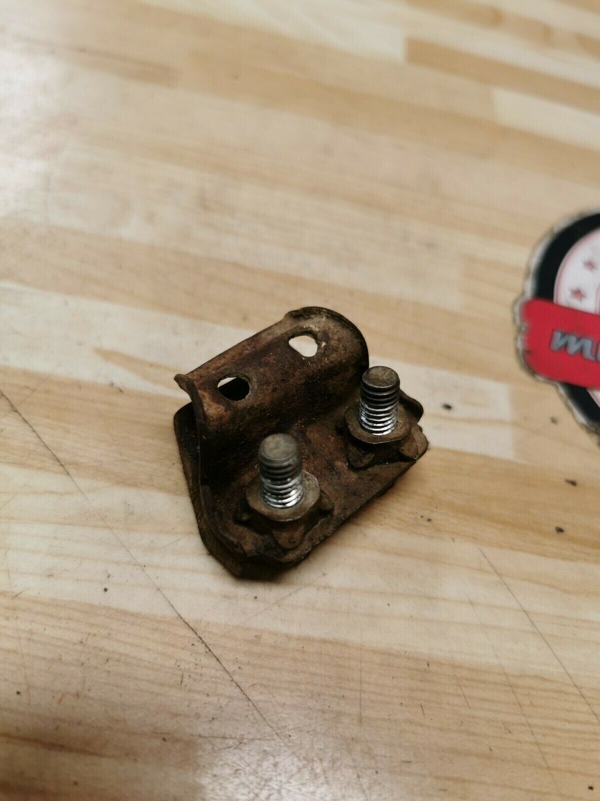 Honda CR125R 1986 Front brake hose cable guide clamp 45461-KA3-710