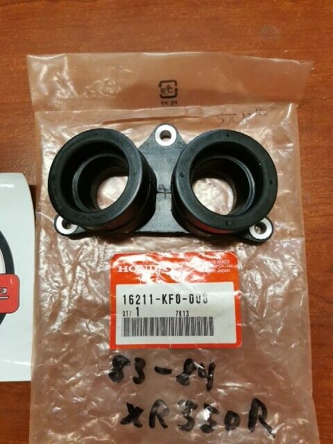 NOS Honda 1983 1984 XR350R CARBURETOR INSULATOR 16211-KF0-000 H107
