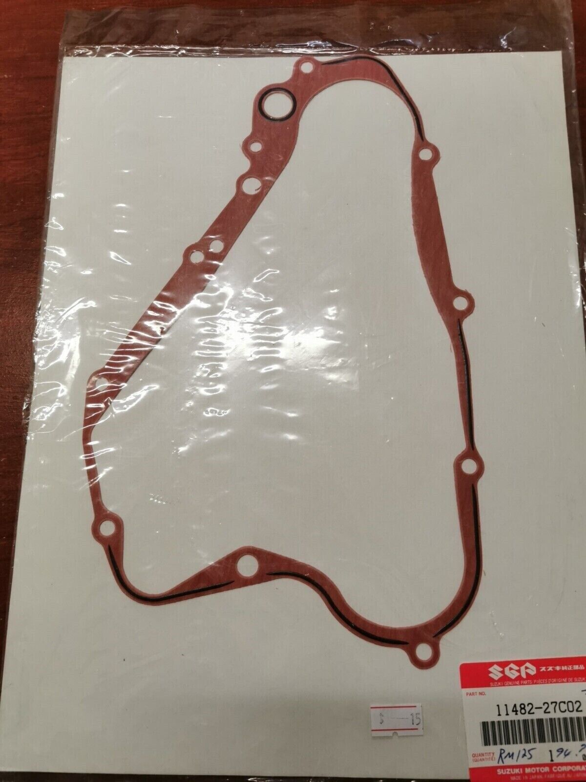 NOS Suzuki RM85 RM125 RM80 CLUTCH COVER GASKET 11482-27C02 S31