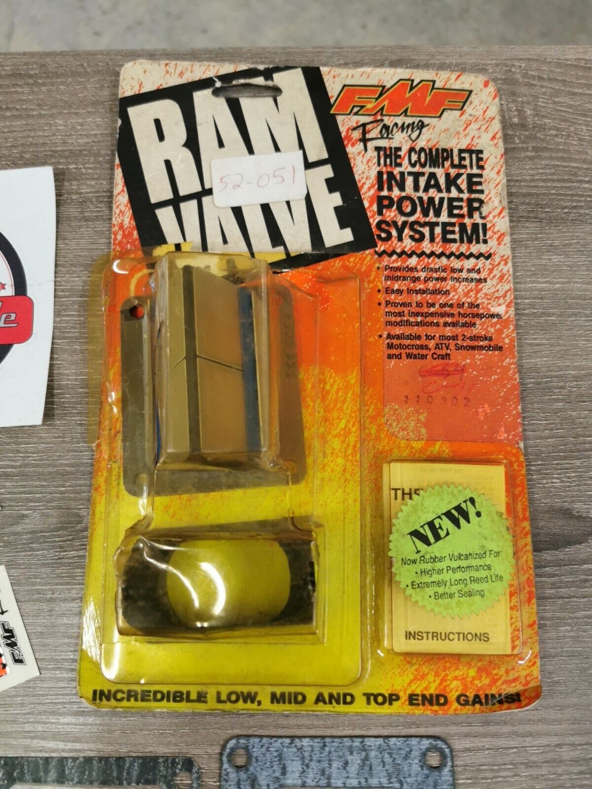 NOS FMF RAM VALVE REPLACEMENT REEDS 110 302 J24