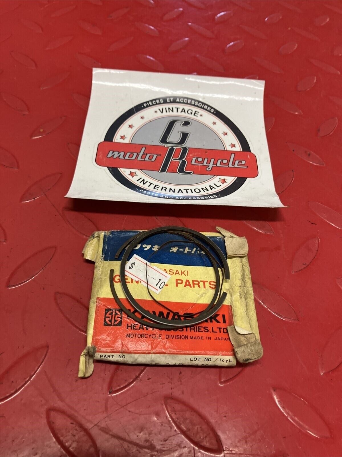 NOS KAWASAKI G5 PISTON RING SET 0.020 '' 0.50MM 13025-040 K17