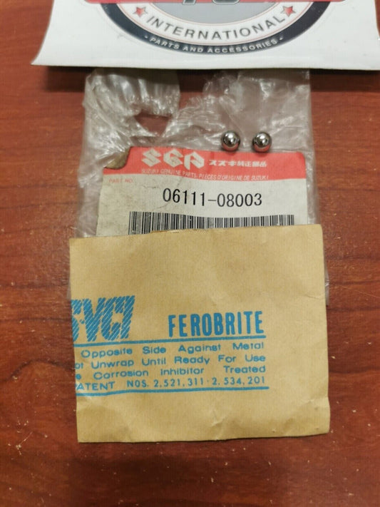 NOS Suzuki BALL QTY.2 06111-08003 S19