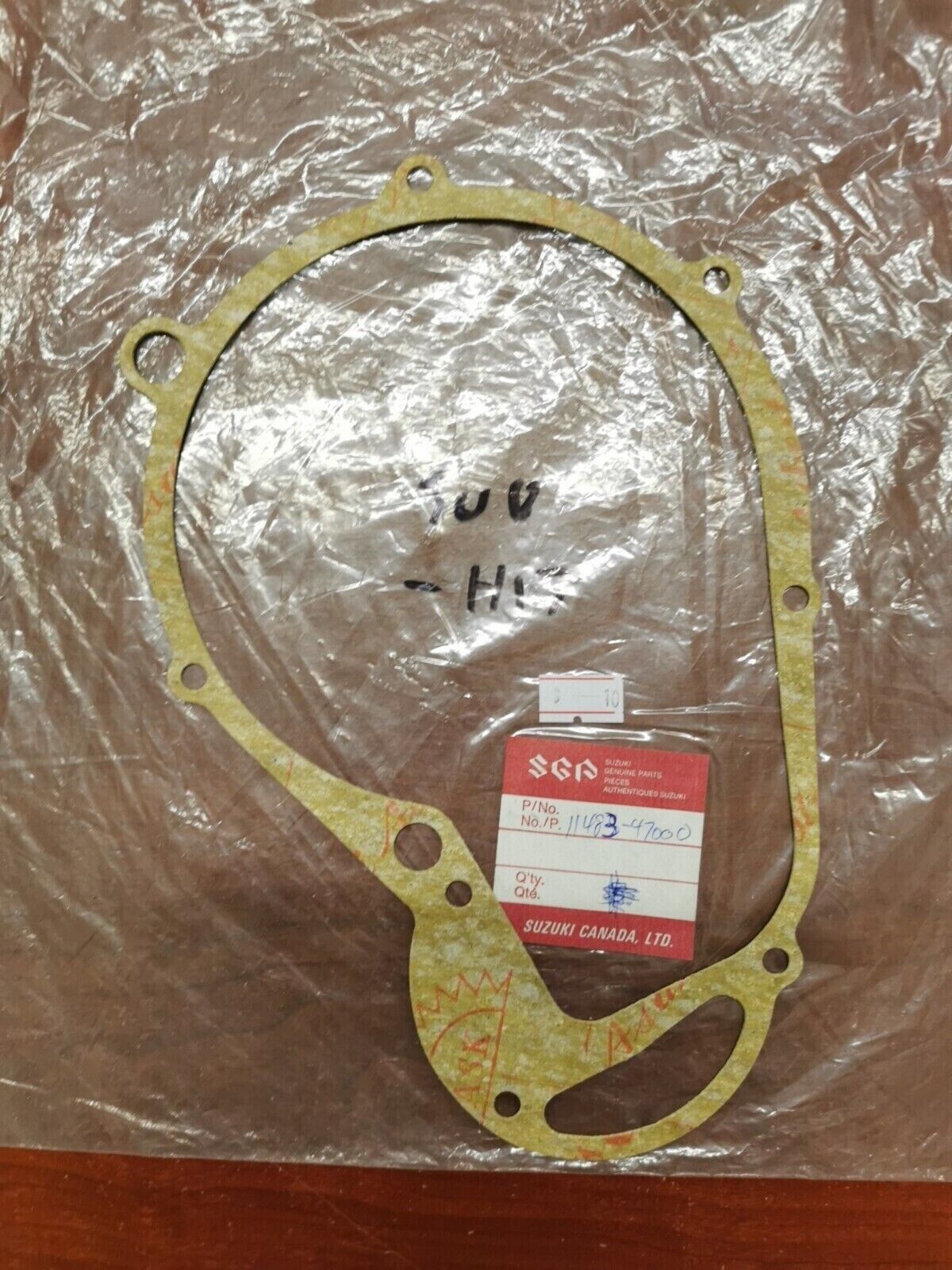 NOS SUZUKI MAGNETO COVER GASKET 11483-47000 SUB. 11483-47000-H17 S31