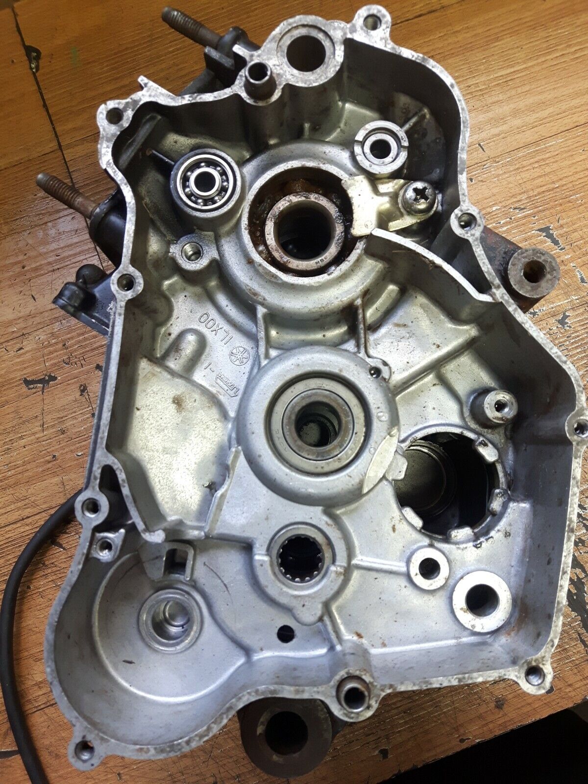 Yamaha YZ125 1986 crankcase crank case motor engine bottom end 1987