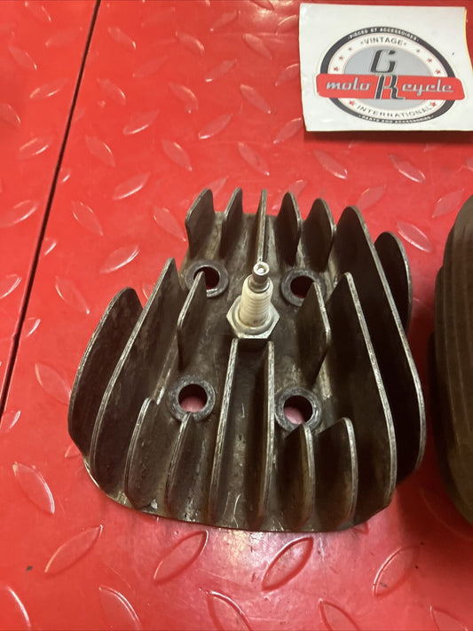 Yamaha MX100 1980 cylinder jug barrel head DT100 1T9-11111-00-00