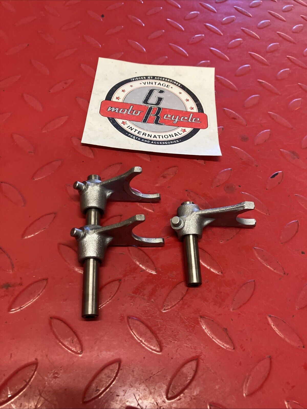Suzuki RM125 1983 Transmission gearshift gear shift forks assembly