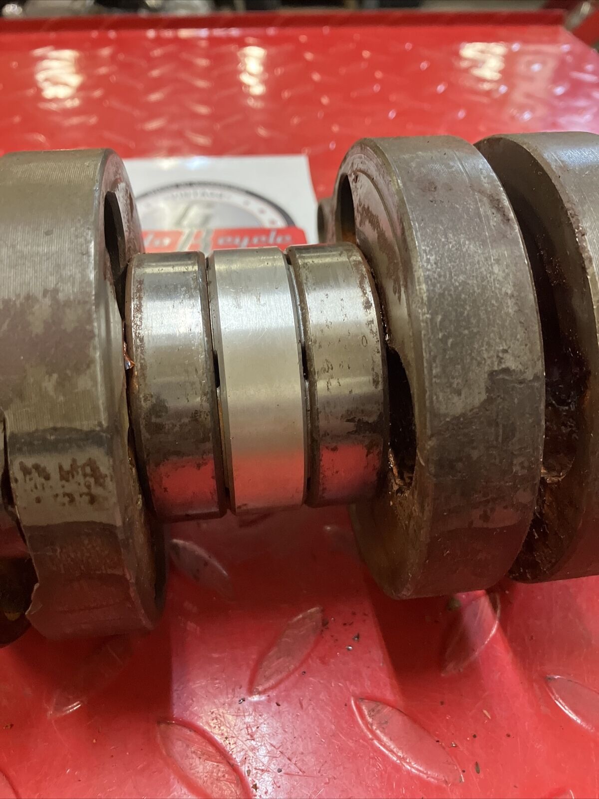 Yamaha RD400 1977 crankshaft assembly 1976 1978 1979