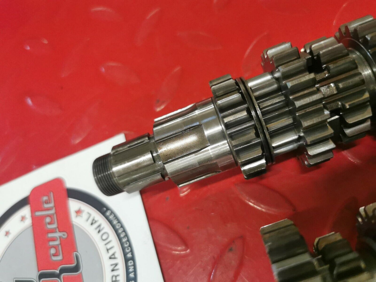 Honda CR125R 1982 transmission main counter input output shaft 23210-KA3-010 3