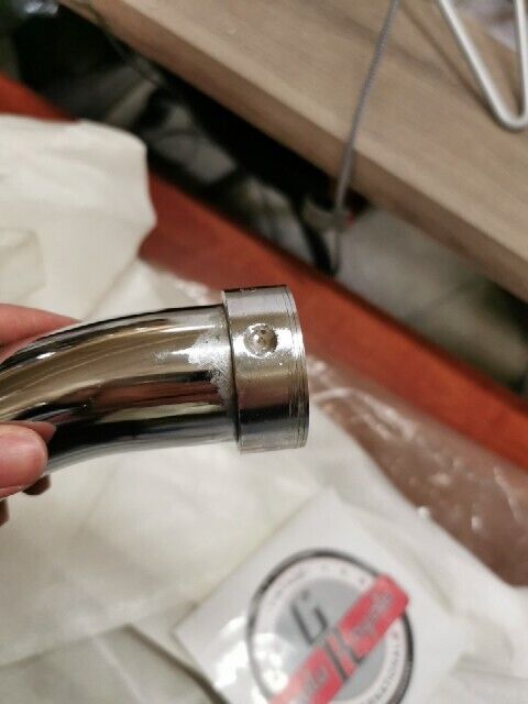 NOS Yamaha 1978 1979 XS400 RIGHT SIDE EXHAUST PIPE 2L0-14621-00-00 Y128