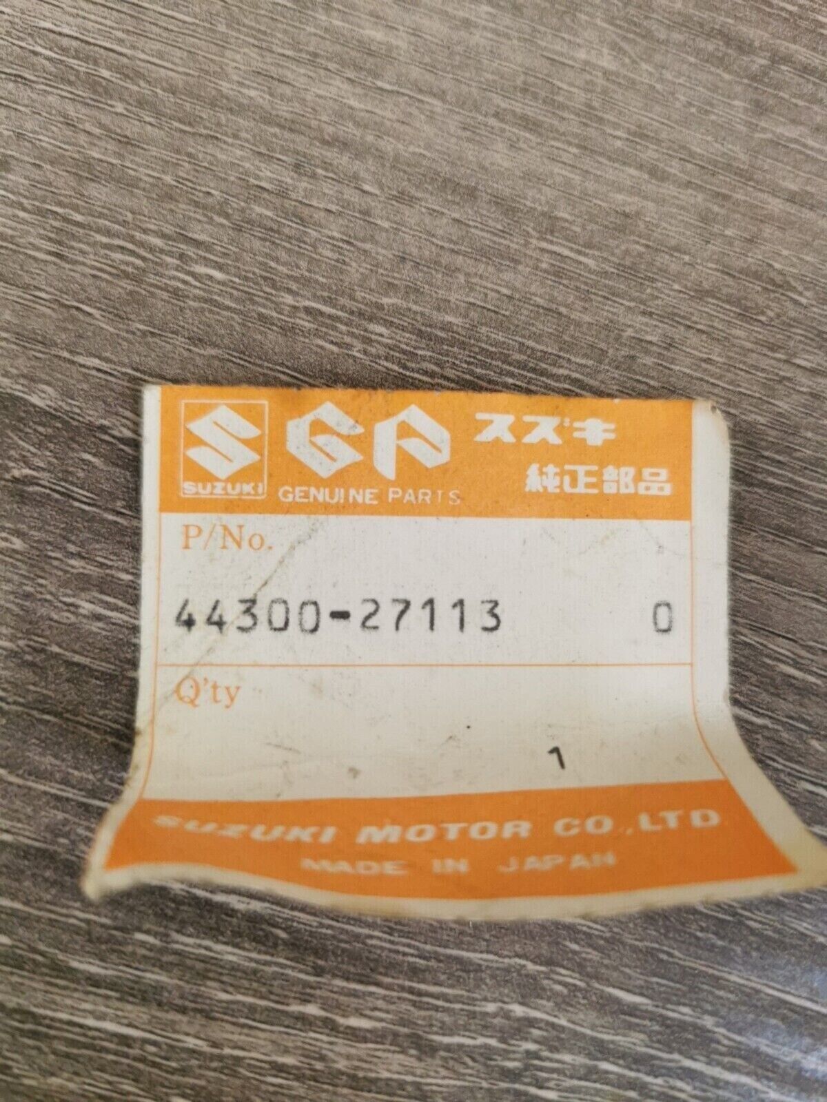 NOS SUZUKI COCK ASSY FUEL 44300-27113 S23