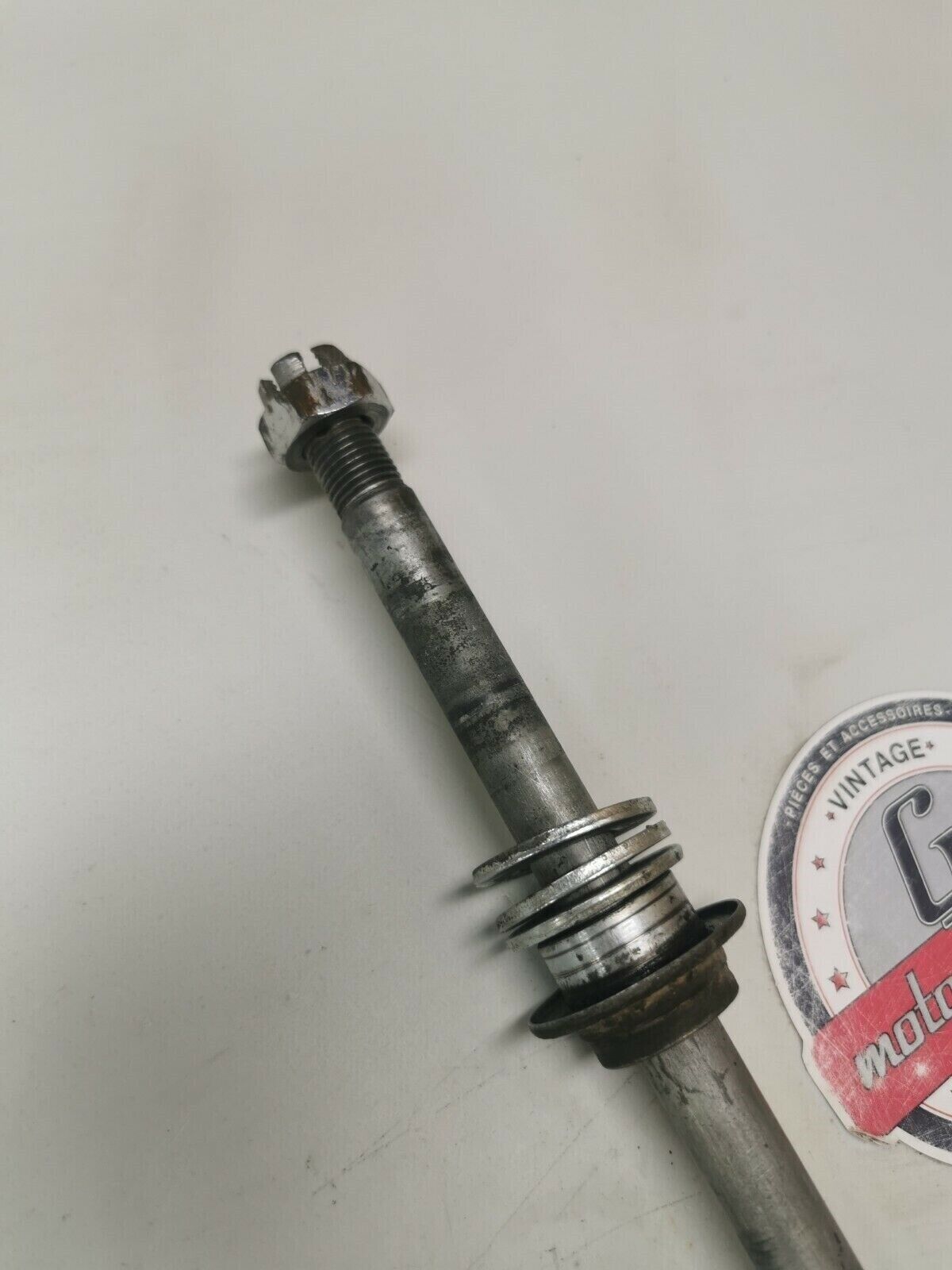 Yamaha DT125 1978 rear wheel axle bolt shaft adjuster collar