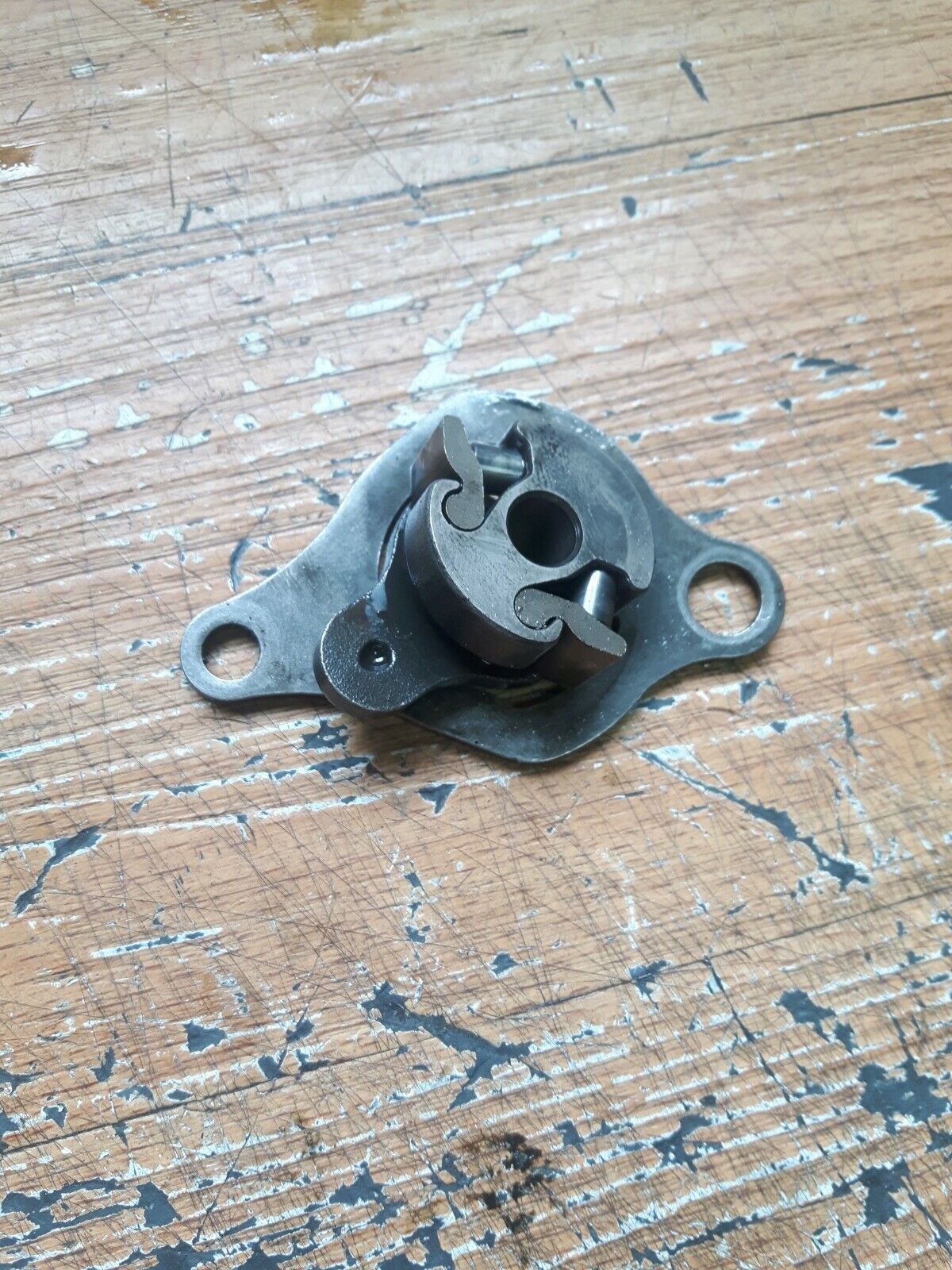 Kawasaki KX250F 2009 transmission gear shift ratchet pawl plate 13078-0019