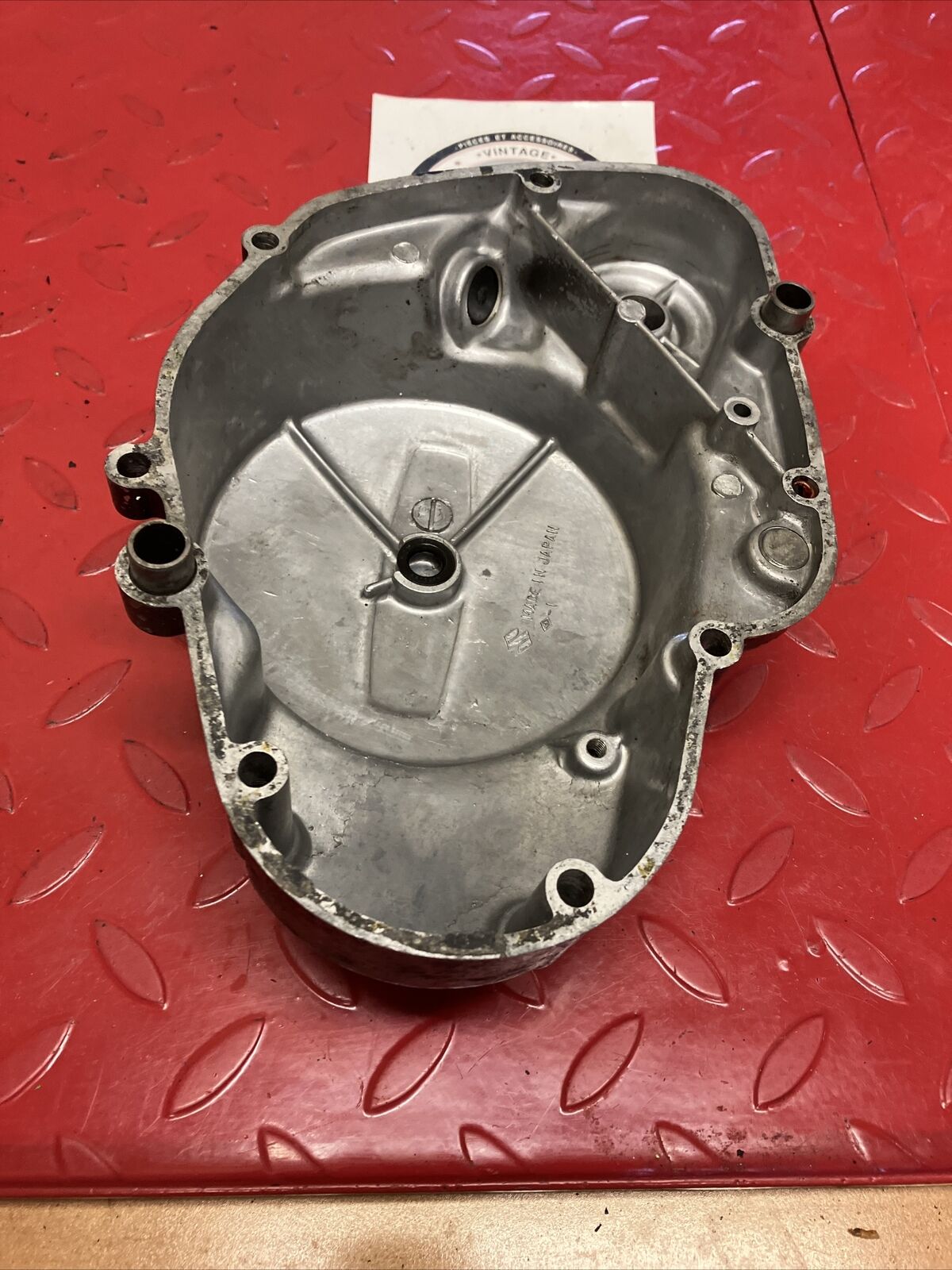 Suzuki RV125 1973 right crankcase clutch cover TC125