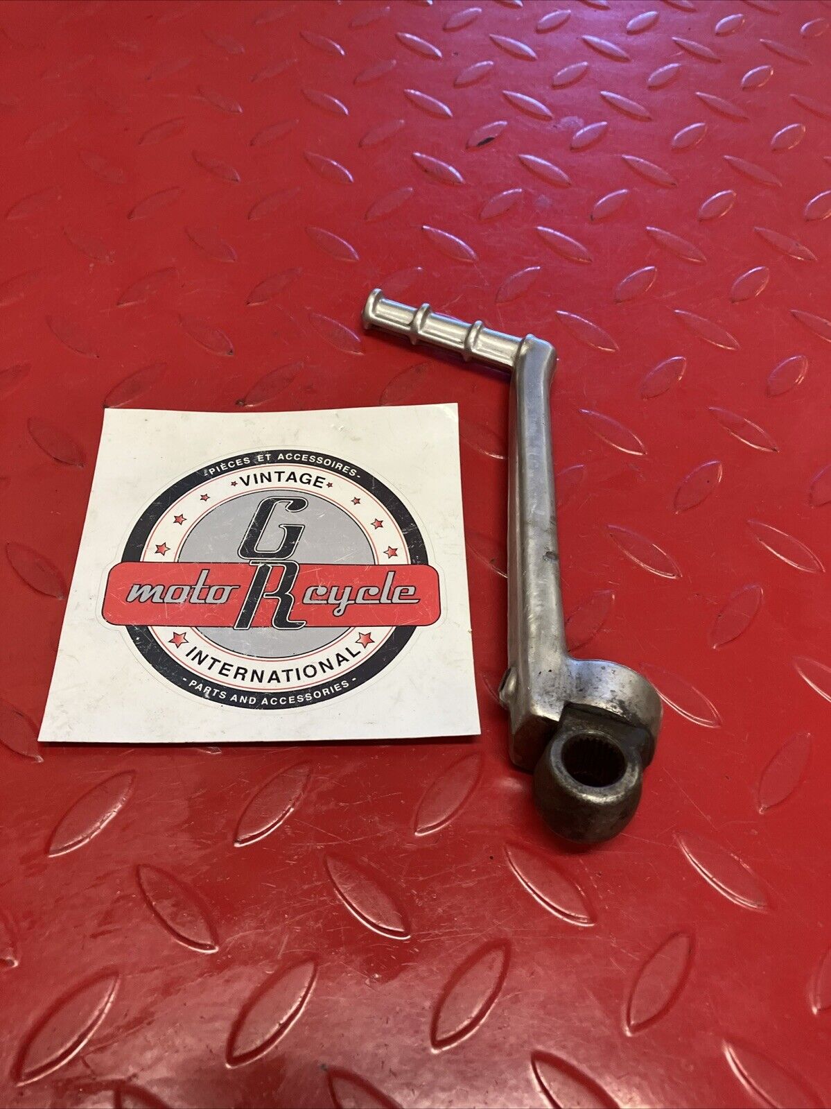 Kawasaki KX125 1987 kickstarter kick starter lever pedal arm 1984 1985 1986 1989