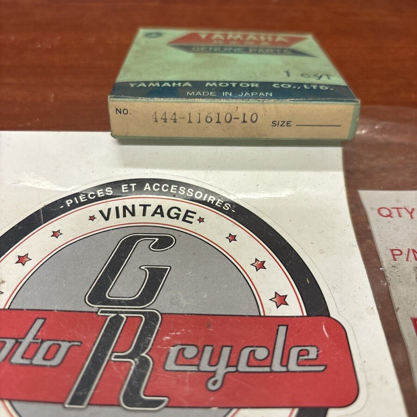 NOS Yamaha DT125 TY125 PISTON RING 0.25 444-11610-10-00 Y174