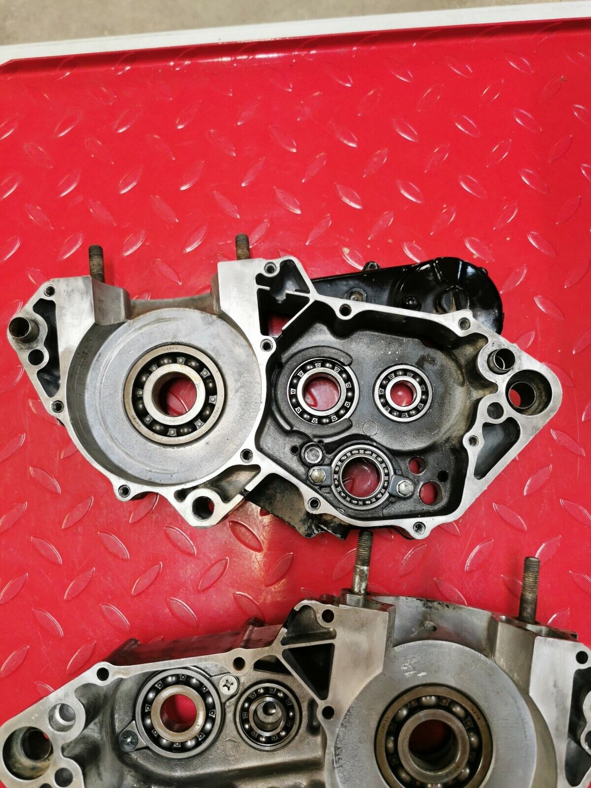 Honda CR250R 1986 crankcase set left right crank case 111A0-KS7-000