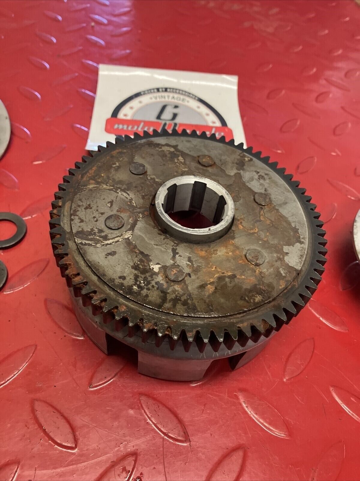 Honda XL200R 1984 clutch basket hub pressure plate 1983 2