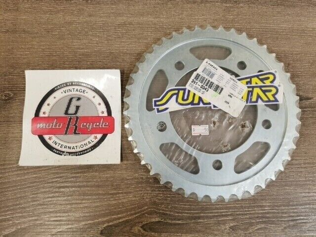 NOS SUNSTAR DR250 DR350 DR350SE DRZ400 DRZ400S REAR SPROCKET43T 391-0343 J59