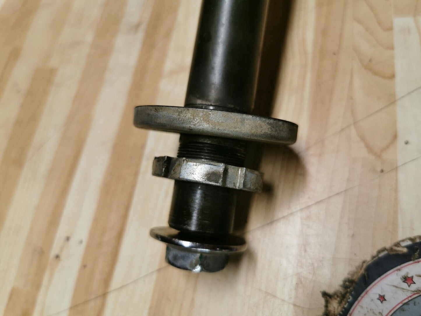 Yamaha TT225 1986 steering stem triple tree clamp lower under bracket 1987