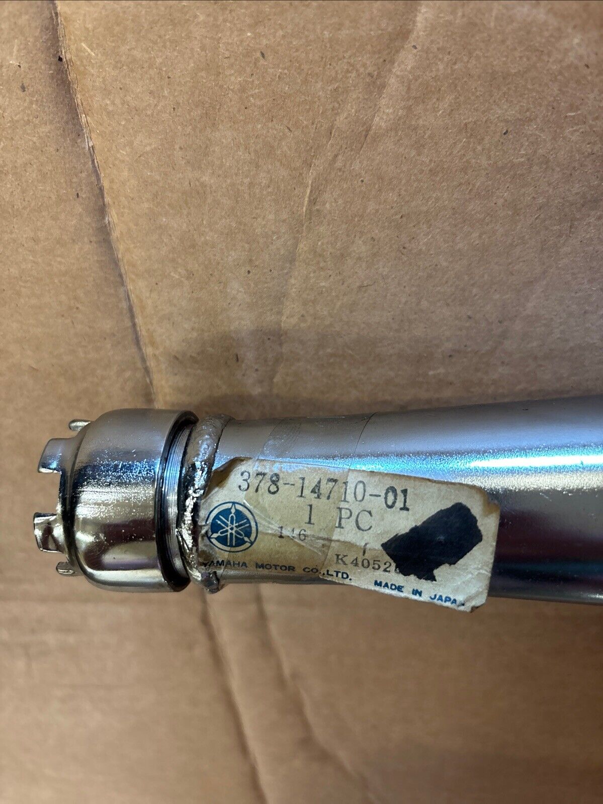 NOS Yamaha 1974 FS1 E F P PD MUFFLER 378-14710-01-00 YB3