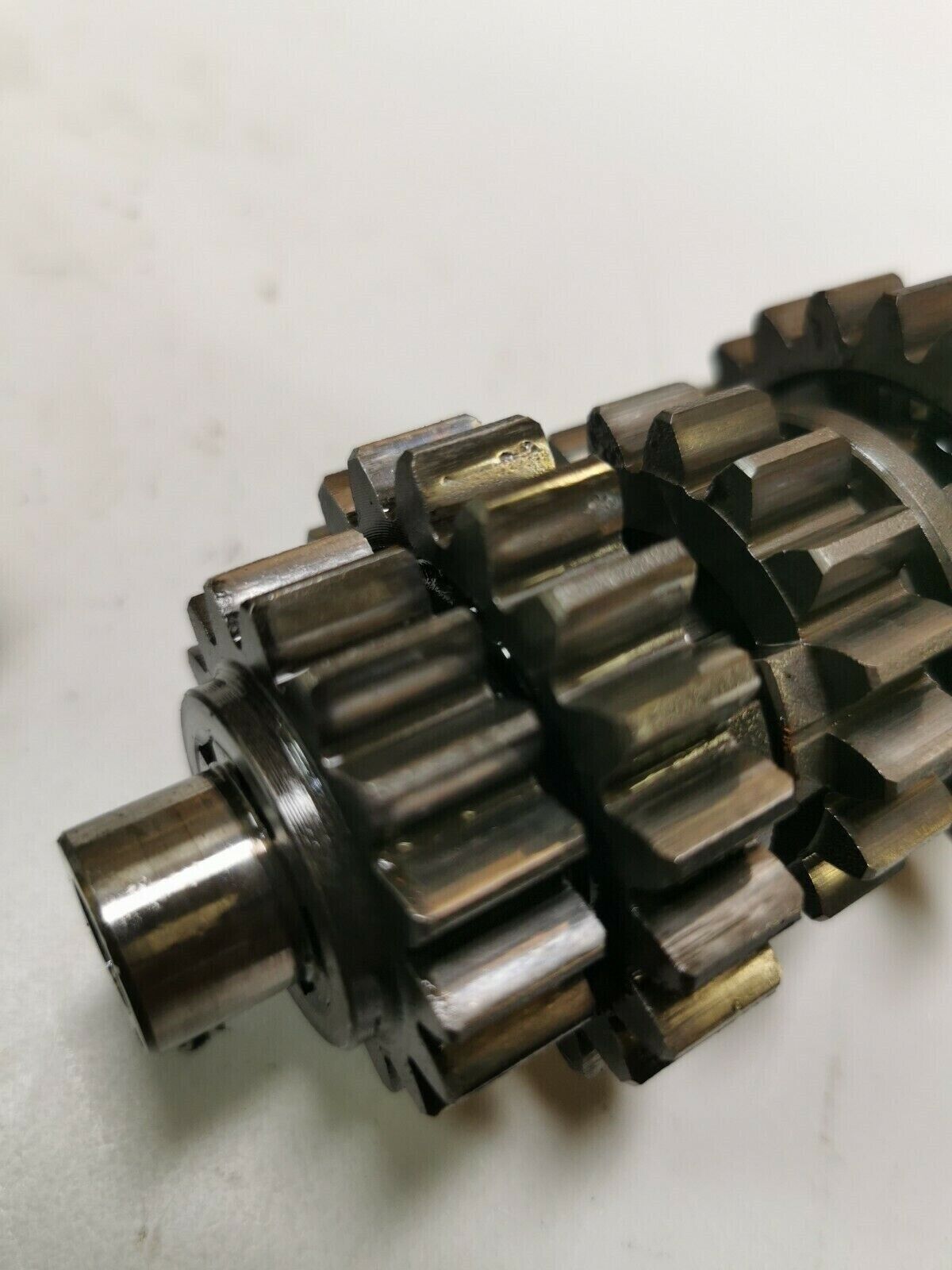 Suzuki RM250 1976 transmission mainshaft countershaft main counter shaft gear