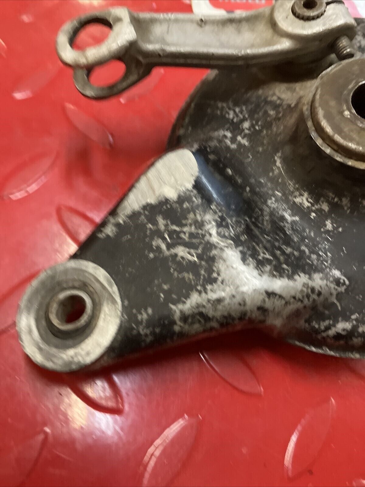 Suzuki RM125 1982 rear brake panel drum hub lever arm 1981