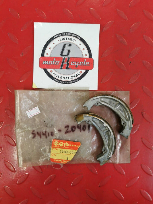 NOS SUZUKI RM80 1982 1983 1984 1985 SHOE SET BRAKE SUPERSEDED BY 54400-20810 S11
