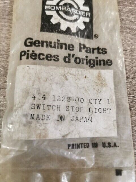 NOS BRP SKI DOO SWITCH STOP LIGHT 414122200 A4