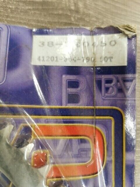 NOS BVP XL100 1977 1978 SPROCKET FINAL DRIVEN 50T 38-120450 J56