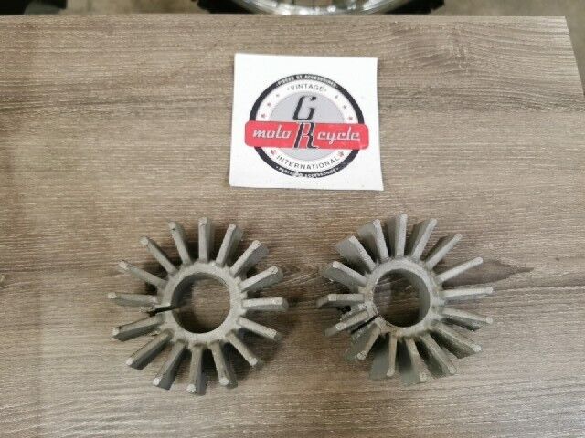 NOS TRIUMPH BSA TWIN EXHAUST CLAMP SET 1.5" 1 1/2" KIT QTY2  A5