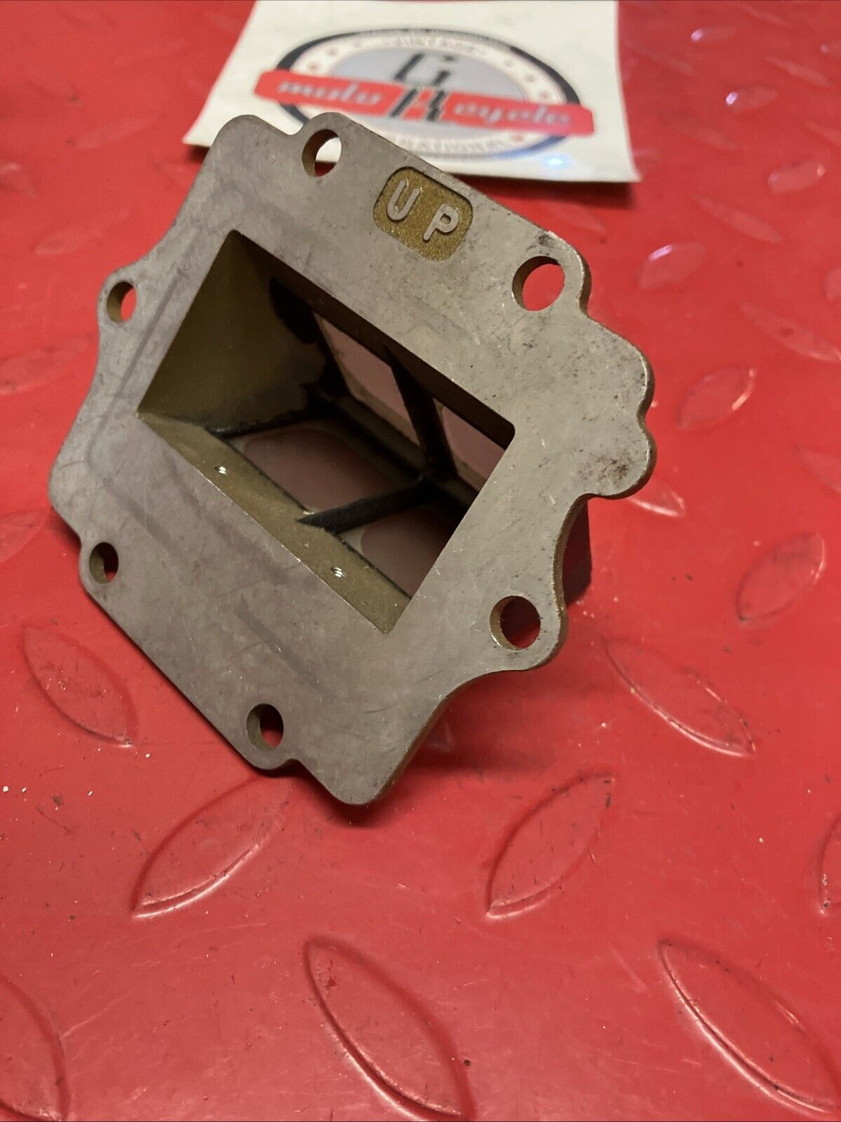 Kawasaki KX125 1999 2000 2001 2002 Reed valve cage block U7