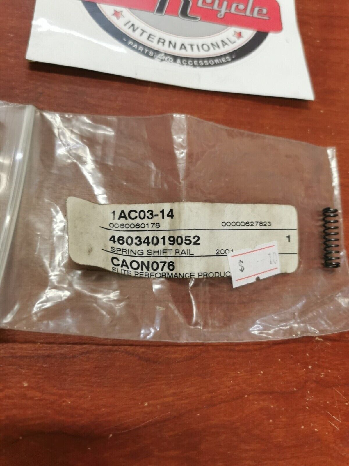 NOS KTM 105SX 65SX 85SX SPRING SHIFT RAIL 2001 46034019052 KT4
