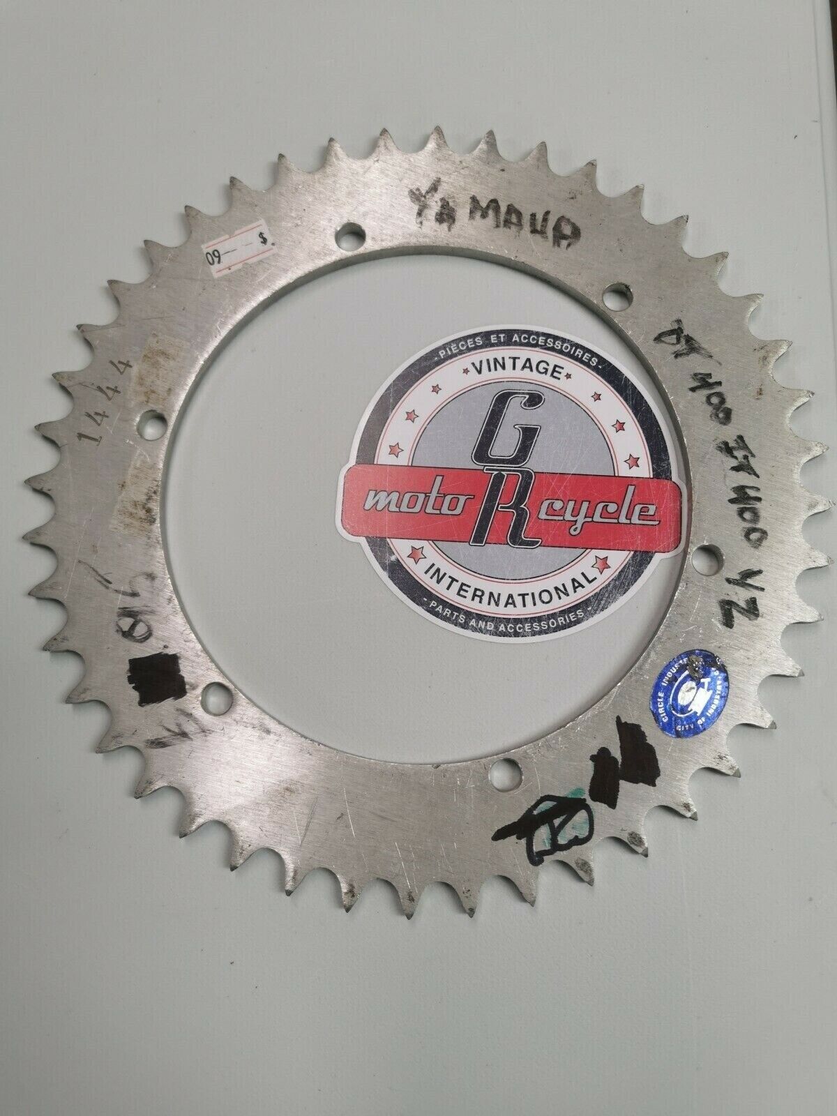 NOS Yamaha DT400 TT400 YZ rear sprocket circle industries 44T 38W-25444-20-00 Y6