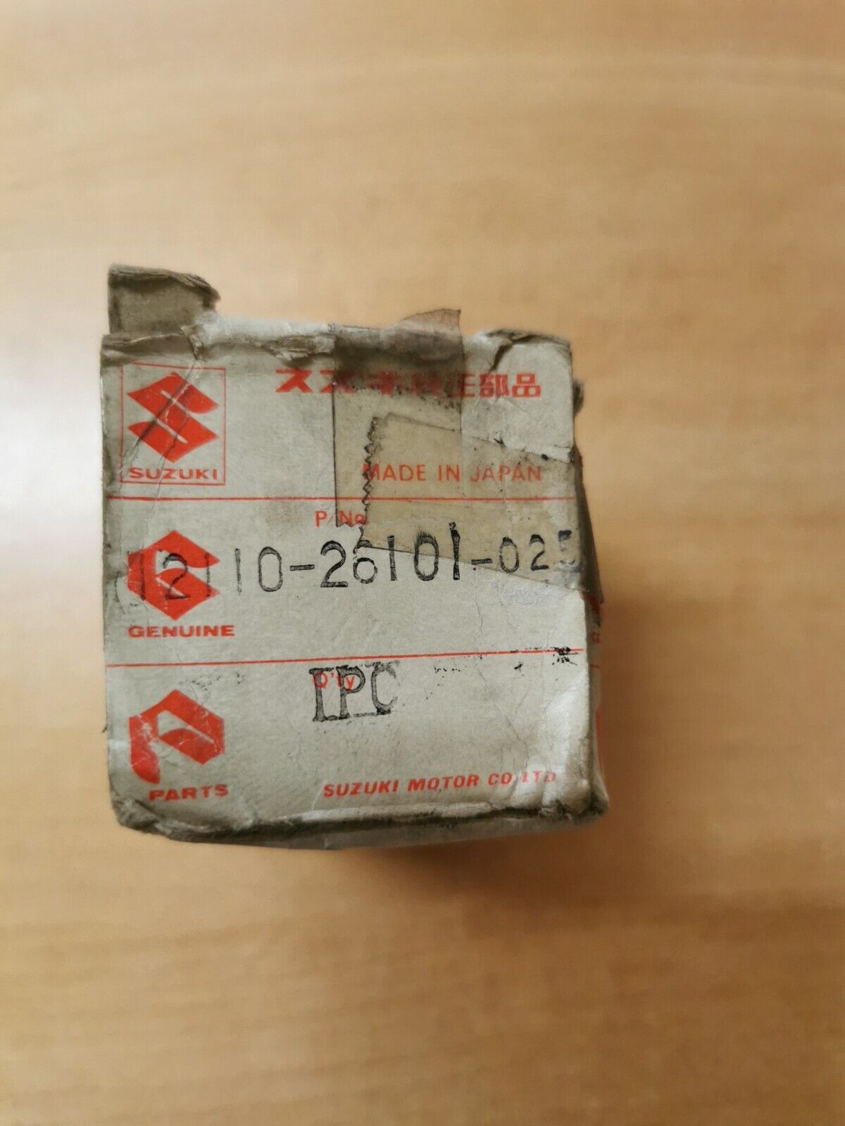 NOS SUZUKI TM75 TS75 PISTON OS:0.25 SUPERCEDED BY 12100-26100-025 S7