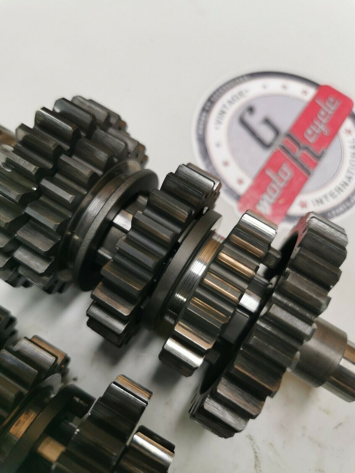 Honda CR250R 1985 Transmission mainshaft countershaft shaft input output gear 2